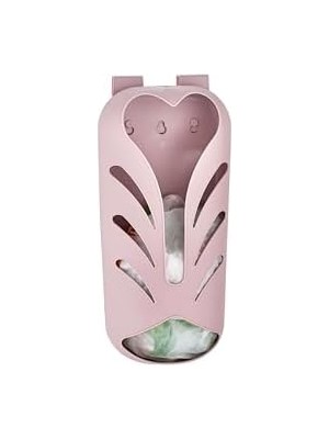 Belirtilmemiş Poşet Düzenleme Organizer Dolap Kapağına Takılabilir Yapışabilir Poşetlik (Pembe)