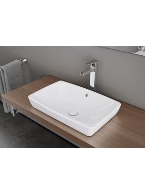 Belirtilmemiş Metropole Beyaz Seramik Süzgeç, Lavabo Sifon Üst Grubu - 6397L003-0159