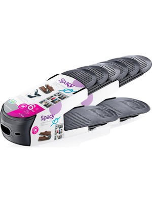 Belirtilmemiş Spacy Ayakkabı Rampası 6’lı Set – Ayakkabı Düzenleyici, Kompakt ve Pratik Depolama Çözümü