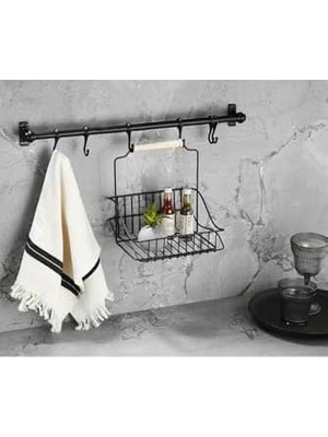 Belirtilmemiş Gerate Ferforje Metal Sepet Askı ve Kanca