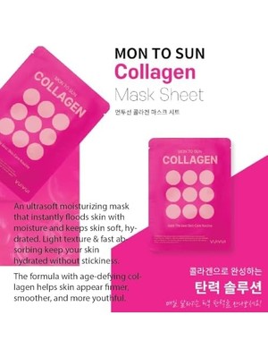 Belirtilmemiş Byeolee Mon To Sun Kolajen Yüz Maskesi 25 ml