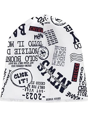 Belirtilmemiş Unisex Bebek Şapka, Siyah/beyaz, 12-15 Ay