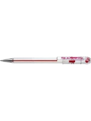 Belirtilmemiş Mini 0.7 mm Yağ Bazlı Roller Kalem 12'li Kutu Kırmızı