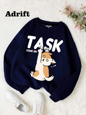 Tarzsokak Task Come On Y2K Harajuka Style Sokak Trend Tasarım Harajuku/gotik Lacivert