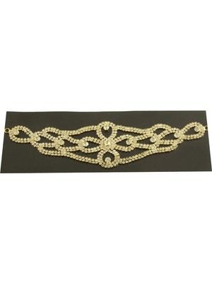 Bijuteri Net Oval Taşlı Alınlık Saç Aksesuarı