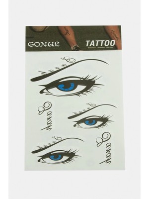 Bijuteri Net Göz Tattoo Dövme Sticker