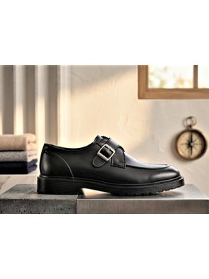 Klasik erkek Ayakkabı Leosteps Black High