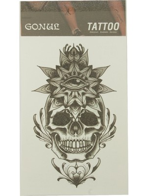 Bijuteri Net Kuru Kafa Tattoo Dövme Sticker