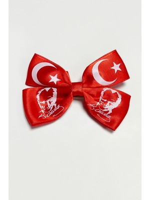 Bijuteri Net 23 Nisan 19 Mayıs Türk Bayraklı ve Atatürk Imzalı Fiyong Pens Toka
