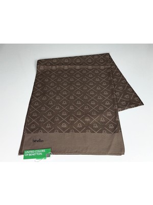 Benetton Elegante Uno Şal 1025-2817 Açık Kahve