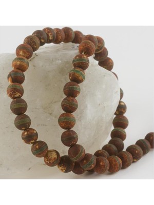Bijuteri Net Tibet Akik Taşı Mat 8 mm