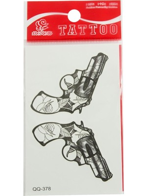 Bijuteri Net Silah Tattoo Dövme Sticker