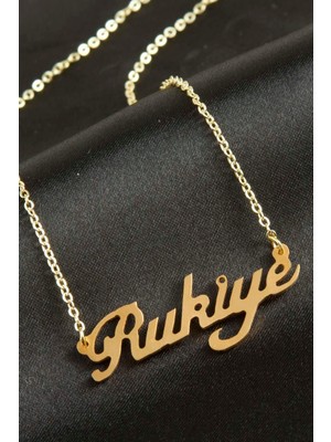 Bijuteri Net Rukiye Isimli Kolye (Kişiye Özel)