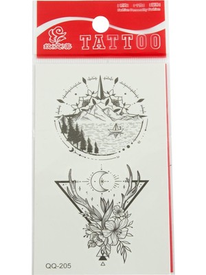 Bijuteri Net Çiçek Tattoo Dövme Sticker
