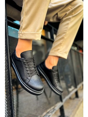 Shopwave MN979 - Santoni Crt Spor Erkek Ayakkabı Sıyah