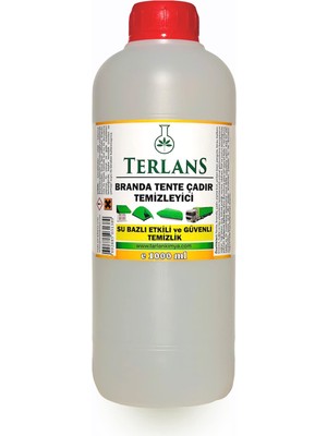 1001 Branda, Tente ve Çadır Temizleyici 1000 ml | Yağ, Kir ve Organik Leke Çözücü Güçlü Temizli
