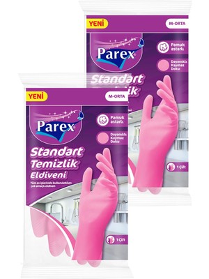 1001 Standart Eldiven Orta Boy 2 Li Paket