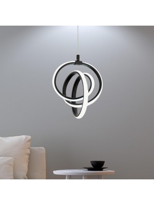 1001 Modern LED Sarkıt Avize – 23X80 cm Ayarlanabilir Gövdeli, 24W 6500K Beyaz Işık, Power LED Tekn