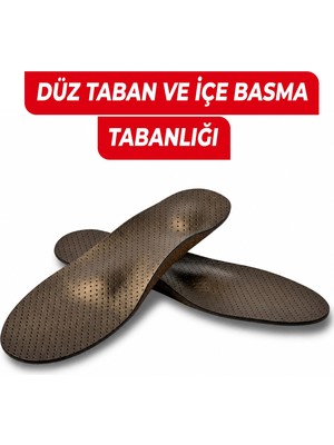 1001 Içe Basma ve Düz Taban Destekleyici Anatomik Ayakkabı Tabanlığı, Doğal Mantar Medikal Epin V