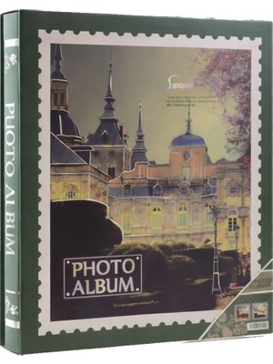 1001 Rabsev RS26 Fotoğraf Albümü 10X15CM 600 Lük Kule Desenli Kutulu Yatay Dikey Modeli