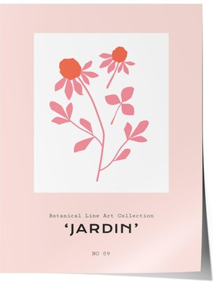 1001 Çerçevesiz Poster Jardin Koleksiyonu - Kır Çiçeği Yatak Odası Dekoru Poster 100774, 50 x 70