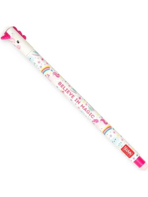 1001 Silinebilir Pembe Renk Jel Kalem Unicorn Figürlü