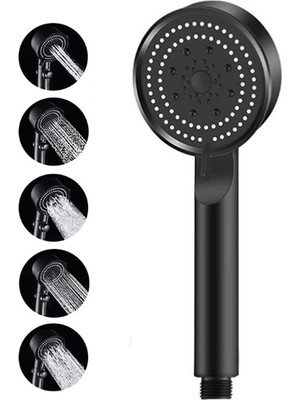 1001 Turbo Fan Lite El Duşu Handshower, Siyah
