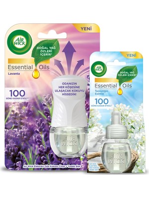 Air Wick Elektrikli Oda Kokusu Vanilya Kit (Cihaz + Yedek Şişe) + Sakura Bahçesi Yedek Şişe