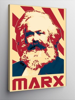 1001 Kanvas Tablo Karl Marx 50 x 70 CNVSDKEY-116113-50-70
