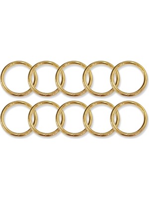 1001 Boş Halka 18 Mm, Altın Rengi, 10 Adet