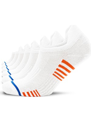 1001 6 Çift Kadın ve Erkek Çorap - Organik Pamuk Patik Sneaker Spor Çorabı - Kısa Çorap Dikişsiz