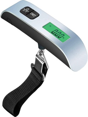 1001 Taşınabilir Dijital Bagaj Terazisi – 50KG / 110LB Kapasiteli, LCD Ekranlı, Sıcaklık Gösterge