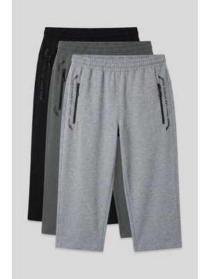 1001 Tommylıfe Standart Kalıp 2li Paket Siyah-Çağla Kapri -, 83091