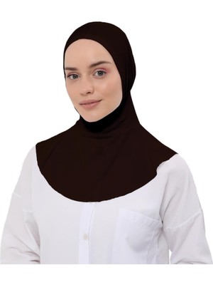 1001 Tesettür Pratik Boyunluklu Hijab Sporcu Bone, T400