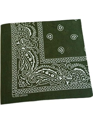 1001 Bandana Klasik Koyu Yeşil