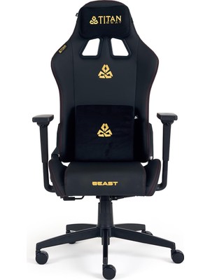 1001 Titanseat Beast Leather Gold Deri Oyuncu Koltuğu
