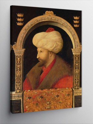 1001 Kanvas Tablo Osmanlı Fatih Sultan Mehmet Han, 50CM x 70CM