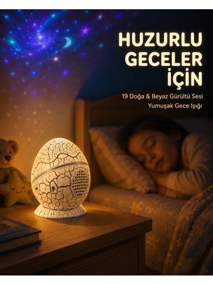Beruflic 14 Renkli Nebula Yıldız Projektör + Müzik + Gürültü Cihazı + Zamanlayıcılı