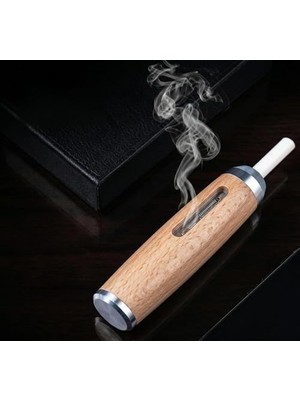 Frefly Store Lüks Tasarım Taşınabilir Ahşap Sigara Küllüğü - Araç Içi Kül Haznesi - Naturel Ahşap Tasarım