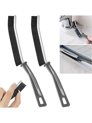Frefly Store Boşluk Temizleme Fırçası, 2 Adet Sert Kıllı Köşe Temizleme Fırçası Paketi, Mutfak, Banyo, Boşluklar, Köşeler, Küçük Alanlar Için Çok Işlevli Derz Temizleme Fırçası