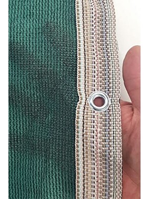 Frefly Store %95 Güneş Geçirmez Gölgelik File, Gölgeleme Tülü, Çit Filesi, Balkon Gölgeliği 2x2 M2 -Yeşil