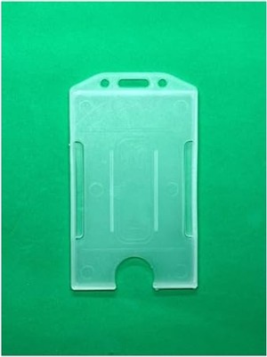 Frefly Store Dikey Yaka Kartı Kılıfı, Şeffaf Kart Koruyucu