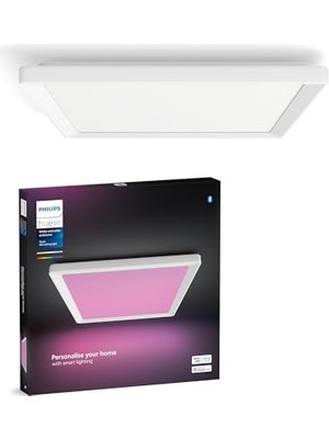 Frefly Store Philips Hue Tento Wca Slim Kare Tavan Paneli 40X40CM - Beyaz - 25.000 Saat Ampul Kullanım Ömrü          [enerji Sınıfı E]