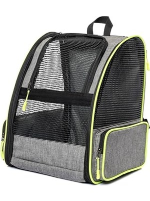 Frefly Store Kedi Köpek Çantası Yıkanabilir ve Hava Alan Piramit Model (Gri)          [enerji Sınıfı A]