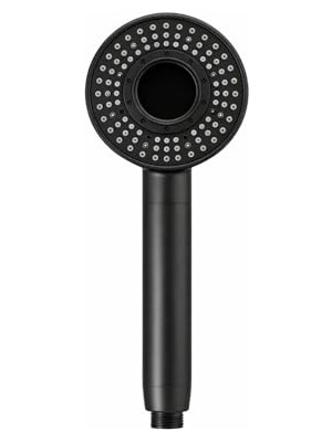 Frefly Store Busstier 5 Fonksiyonlu Orta Delikli Yuvarlak Duş Başlığı, Masaj, Yağmurlama, Tazyikli Basınçlı, Su Tasarruflu, Kolay Temizlenebilir, Modern Ergonomik Tasarım, Lüks Banyo Duş Başlığı, Tüm Duş Sistemler