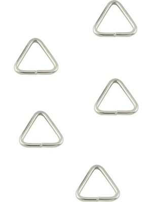 Frefly Store 5 Adet 2 cm Kemer Dar Kolon Kumaş Çanta Sapı Metal Üçgen Tokası Klipsi