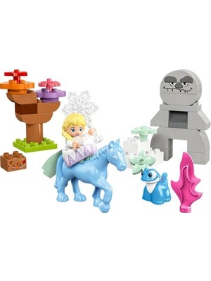 Frefly Store Lego® Duplo │ Disney Elsa ve Bruni Büyülü Ormanda 10418, 2 Yaş ve Üzeri Çocuklar Için Elsa Mini Bebek Figürü Içeren Eğitici Oyuncak Yapım Seti, 31 Parça