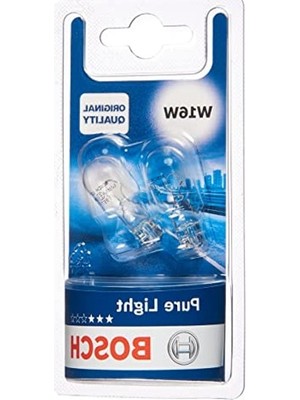 Frefly Store 12V 16W W2,1x9,5d Araba Ampulü, 2 Adet Yüksek Performanslı Set