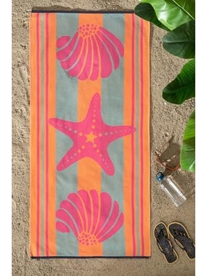 Frefly Store Nice Pink Shell Plaj Havlusu 70X150 cm