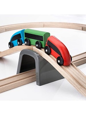 Frefly Store 20 Parçalı Çok Renkli Temel Tren Seti, Eğlenceli Oyun